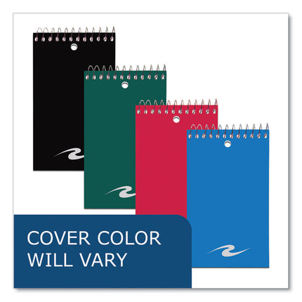 Memo Pad, Randomly Assorted Cover Color, Narrow Rule, 75 White 3 x 5 Sheets, 72/Carton