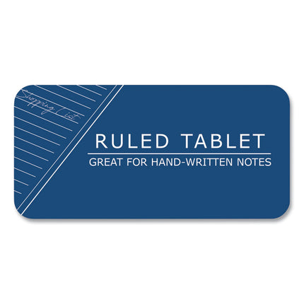 Writing Tablet, Wide/Legal Rule, 100 White 6 x 9 Sheets, 48/Carton