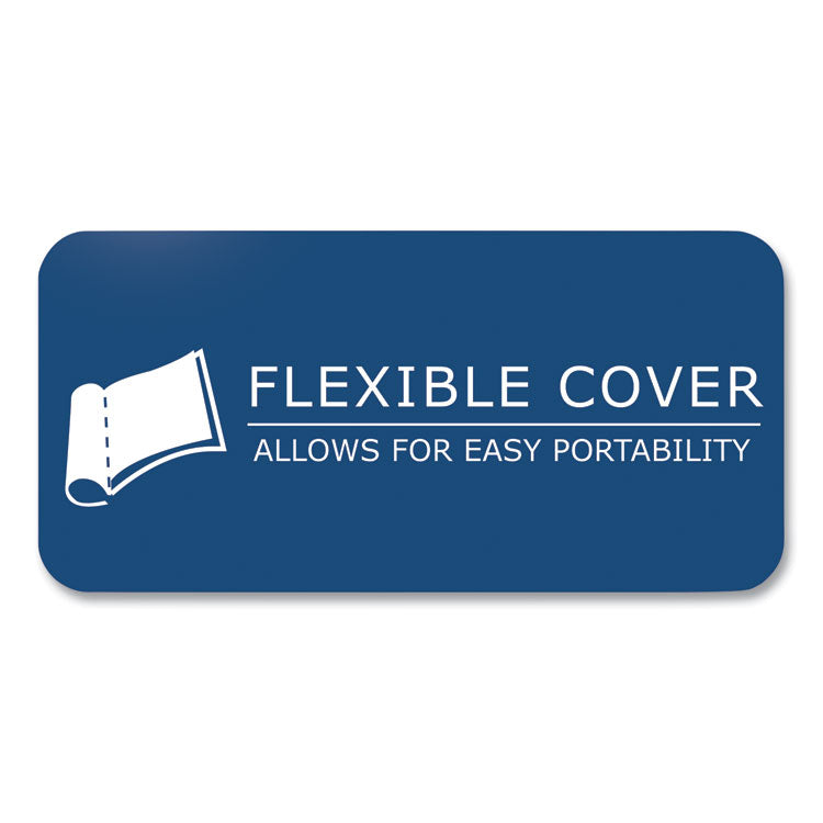 Flexible Cover Marble Composition Notebook, Medium/College Rule, Black Marble Cover, (80) 10.25 x 7.88 Sheets, 48/Carton