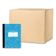 Grade School Ruled Composition Book, Grade 2 Manuscript Format, Blue Marble Cover, (80) 9.75 x 7.5 Sheets, 48/Carton