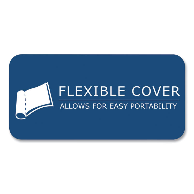 Poly Flex Composition Notebook, Medium/College Rule, Randomly Assorted Cover Colors (Set 1), (70) 9.75 x 7.5 Sheets, 24/CT