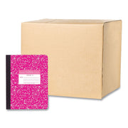 Grade School Ruled Composition Book, Grade 3 Manuscript Format, Magenta Marble Cover, (80) 9.75 x 7.5 Sheets, 48/Carton