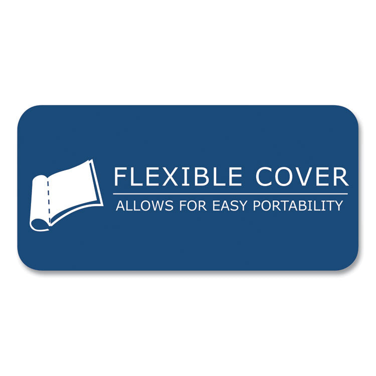 Flexible Cover Composition Notebook, Wide/Legal Rule, Blue Cover, (48) 10.5 x 8 Sheets, 72/Carton