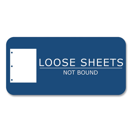 Engineer Filler Paper, 3-Hole, Frame Format/Quad Rule (5 sq/in, 1 sq/in) 500 Sheets/Pack, 5/Carton