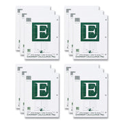 Engineer Pad, (1.25" Margin), Quad Rule (5 sq/in, 1 sq/in), 200 Light Green 8.5 x 11 Sheets/Pad, 12/Carton