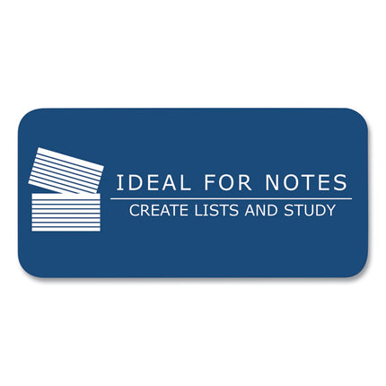 Environotes Recycled Index Cards, Narrow Rule, 3 x 5 White, 100 Cards, 36/Carton