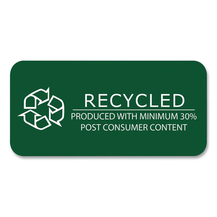 Environotes Recycled Index Cards, Narrow Ruled, 4 x 6, White, 100 Cards, 36/Carton