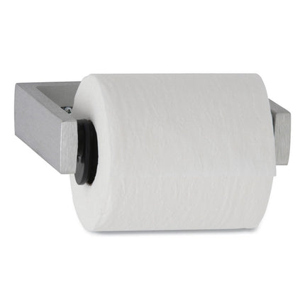 Toilet Tissue Dispenser for Single Roll, 6.5 x 4 x 1, Gray