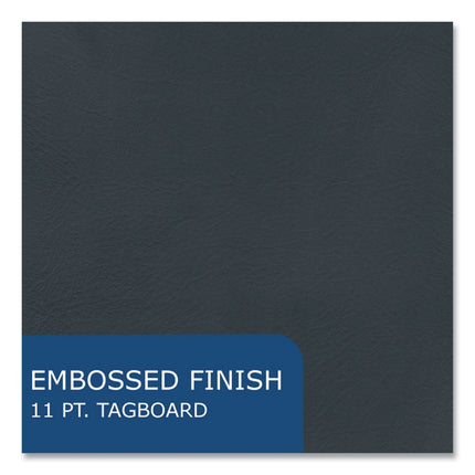 Pocket Folder, 0.5" Capacity, 11 x 8.5, Black, 25/Box, 10 Boxes/Carton