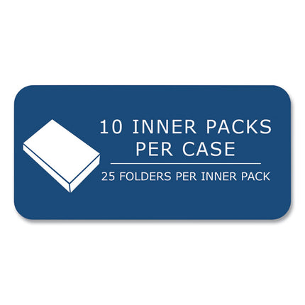 Pocket Folder, 0.5" Capacity, 11 x 8.5, Scarlet, 25/Box, 10 Boxes/Carton