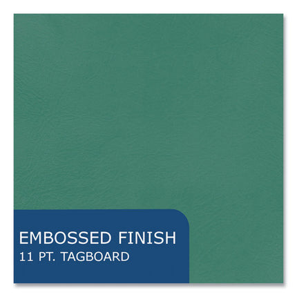 Pocket Folder, 0.5" Capacity, 11 x 8.5, Green, 25/Box, 10 Boxes/Carton