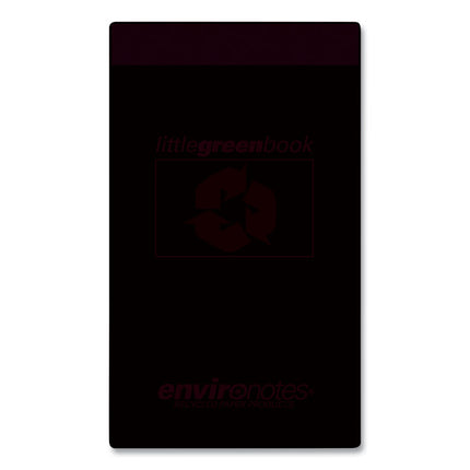 Little Green Memo Book, Narrow Rule, Gray Cover, (60) White 3 x 4.75 Sheets, 48/Carton