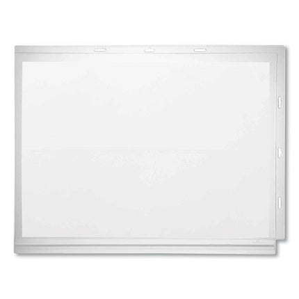 Water-Resistant Sign Holder Pockets with Cable Ties, 11 x 17, Clear Frame, 5/Pack
