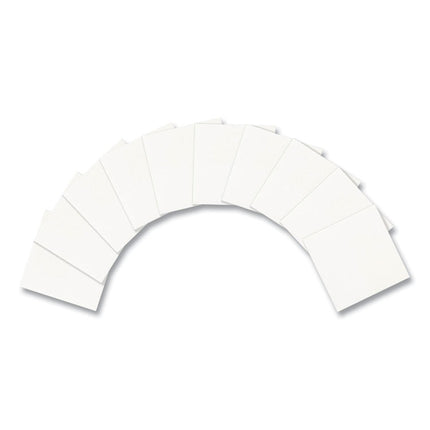 Transparent Notes, Unruled, 3" x 3", Transparent, 36 Sheets/Pad, 10 Pads/Pack