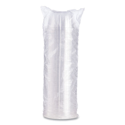 D-T Sundae/Cold Cup Lids, Fits 6 oz/8 oz/12 oz Cold Cups, Plastic, Clear, 50/Pack, 20 Packs/Carton