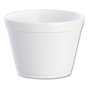 Foam Containers, Extra Squat, 16 oz, White, 25/Bag, 20 Bags/Carton