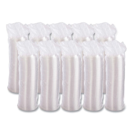 Plastic Dome Lid, Fits 5 oz to 32 oz Hot Cups/Containers, Clear, 100/Pack, 10 Packs/Carton