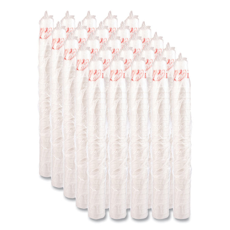 Coca-Cola Foam Cups, 24 Oz, White/red, 20/bag, 25 Bags/carton