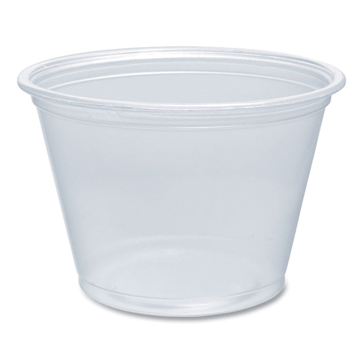 Conex Complements Portion/Medicine Cups, 2.5 oz, Plastic, Clear, 125/Bag, 20 Bags/Carton