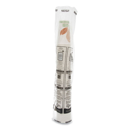 Bare Eco-Forward PLA Paper Hot Cups, 16 oz, White/Green/Orange, 1,000/Carton