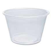 Conex Complements Portion/Medicine Cups, 4 oz, Plastic, Clear, 125/Bag, 20 Bags/Carton