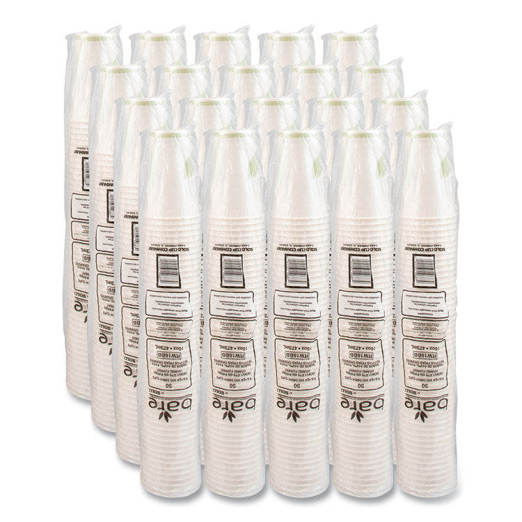 Bare Eco-Forward Paper Cold Cups, 16 oz, Green/White, 100/Sleeve, 10 Sleeves/Carton