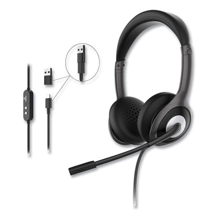 HS5600SU Connect USB Stereo Headset with Boom Microphone