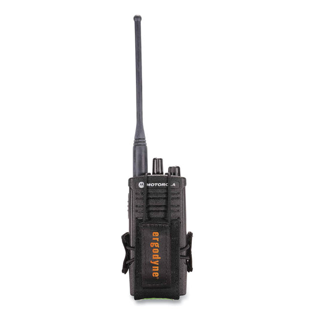 Squids 3772 Radio Holster Trap, Large, 1.5 x 2 x 5, Polyester, Black