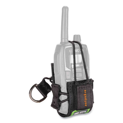 Squids 3772 Radio Holster Trap, Small, 1 x 2 x 4, Polyester, Black