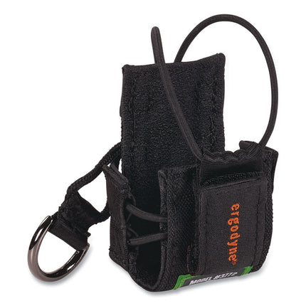 Squids 3772 Radio Holster Trap, Large, 1.5 x 2 x 5, Polyester, Black