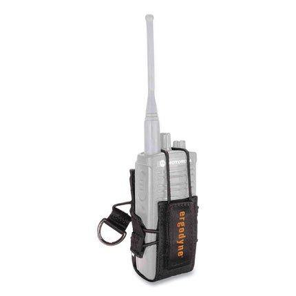 Squids 3772 Radio Holster Trap, Large, 1.5 x 2 x 5, Polyester, Black