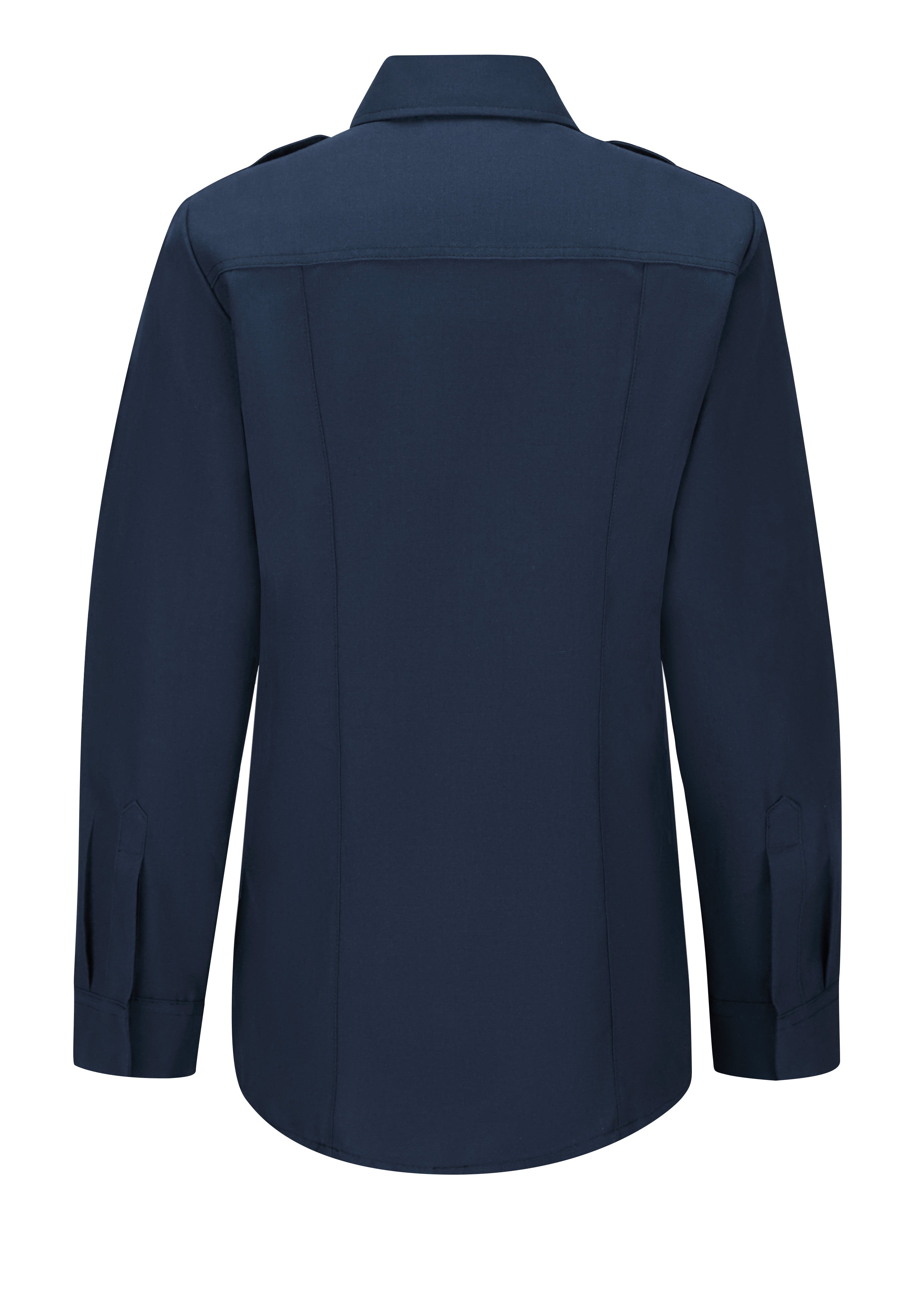 Workrite® Fire Service Women's Non-FR 100% Cotton Classic Long Sleeve Fire Chief Shirt / FCS1NV