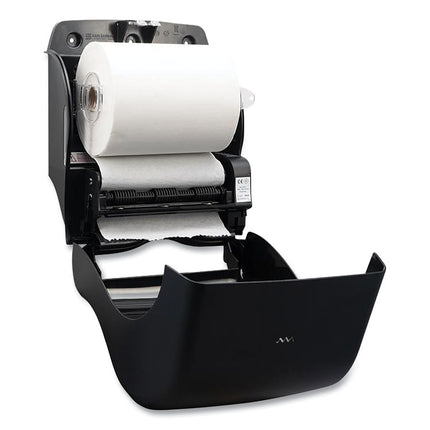 Ecological Automatic Towel Dispenser, 9.1 x 14.4 x 11.8, Black