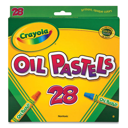 Oil Pastels, 28 Assorted Colors, 28/pack