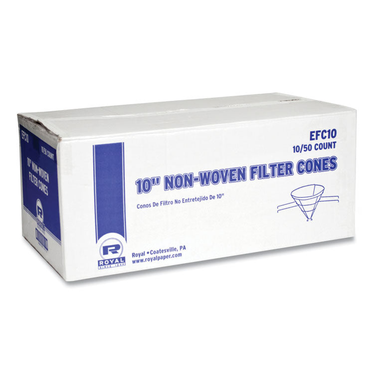Filter Cones, For Fry Oil, 10" Non-Woven, 500/Carton