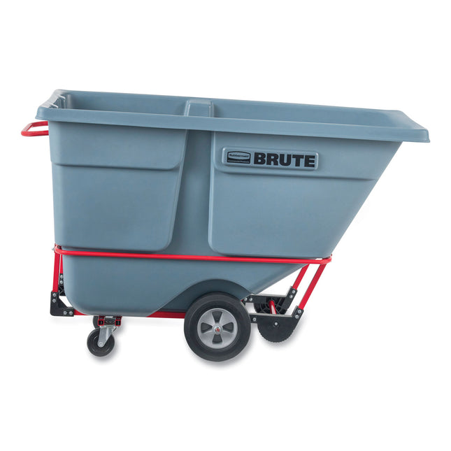 1 cu yd BRUTE DURATILT Frame Tilt Truck, Standard Duty, 1,200 lb Capacity, Gray