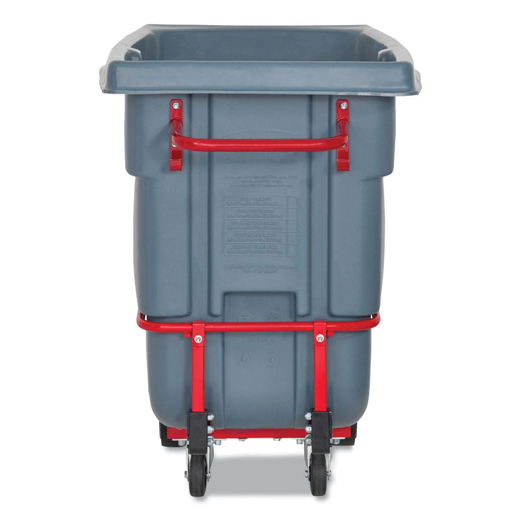 0.5 cu yd BRUTE DURATILT Frame Tilt Truck, Heavy Duty, 1,400 lb Capacity, Gray