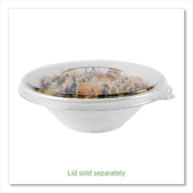 Vanguard Renewable and Compostable Sugarcane Bowls, 32 oz, White, 400/Carton