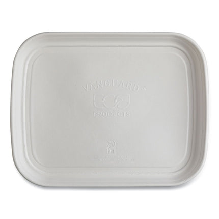 Regalia Sugarcane Servingware, Platter, 13 x 17, White, 100/Carton