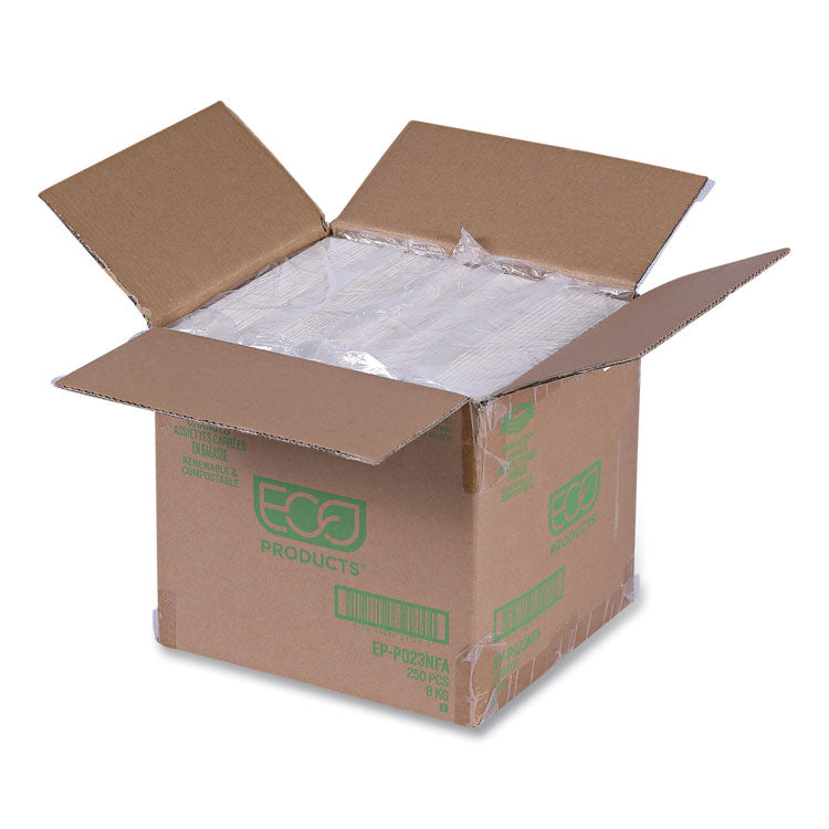 Vanguard Renewable and Compostable Sugarcane Plates, 10 x 10, White, 250/Carton