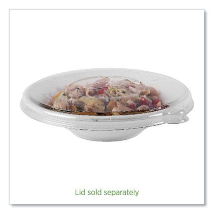 Vanguard Renewable and Compostable Sugarcane Bowls, 24 oz, White, 400/Carton