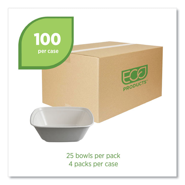 Regalia Sugarcane Servingware, Bowl, 160 oz, White, 100/Carton