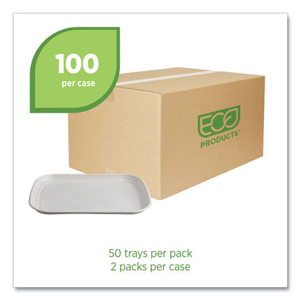 Regalia Sugarcane Servingware, Platter, 13 x 17, White, 100/Carton