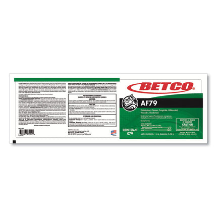 AF79 Disinfectant Cleaner, Citrus Scent, 1 gal Bottle, 4/Carton