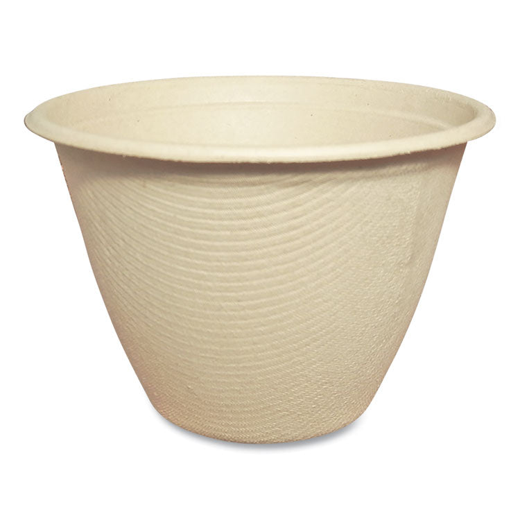 Fiber Bowls, 16 oz, 4.5" Diameter x 3.3" h, Natural, Paper, 500/Carton