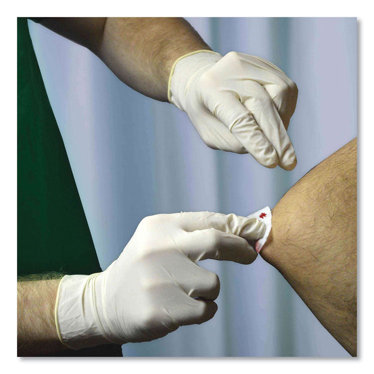 Latex Exam Gloves, Powder-Free, 4/5 mil, X-Large, Ivory, 100/Box, 10 Boxes/Carton