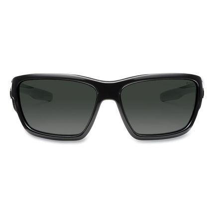 Skullerz BALDR Safety Glasses, Black Nylon Impact Frame, Anti-Fog Smoke Polycarbonate Lens