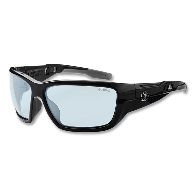 Skullerz BALDR Safety Glasses, Black Nylon Impact Frame, Anti-Fog Indoor/Outdoor Polycarbonate Lens