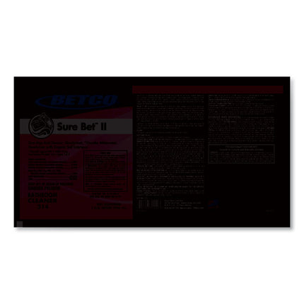 Sure Bet II Foaming Disinfectant, Citrus Floral Scent, 32 oz Bottle, 12/Carton