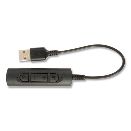 ZuM3500 Binaural Over The Head USB Headset, Black